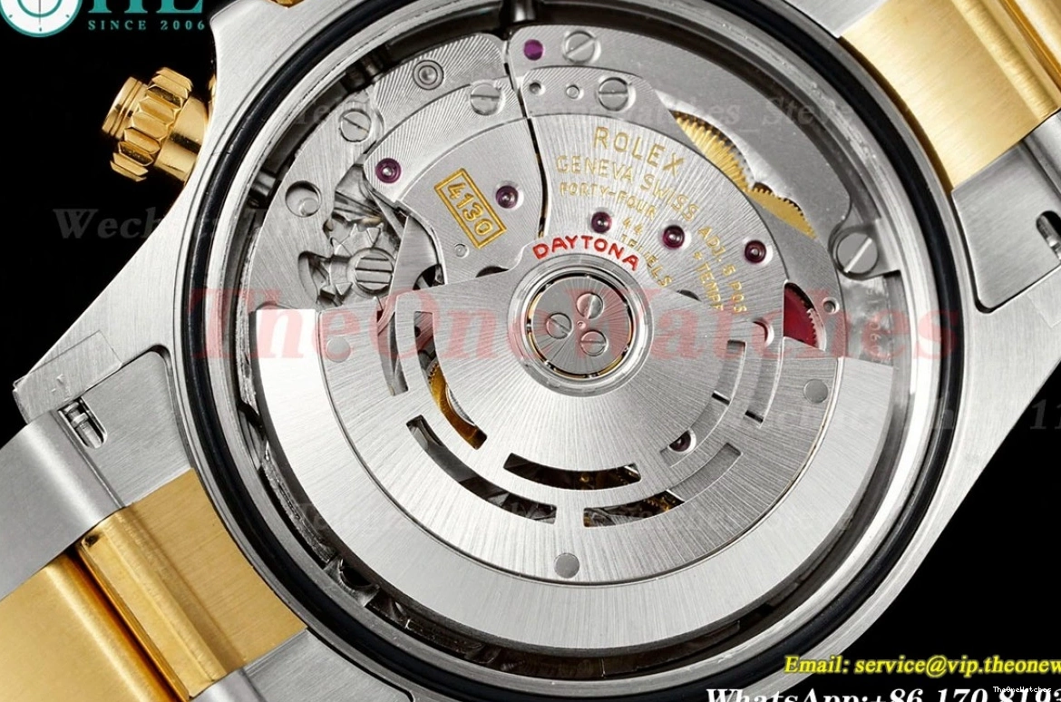 SS QF YG Weight) SH4130(Gain White 40mm Dial 116503 V3 Daytona 0121